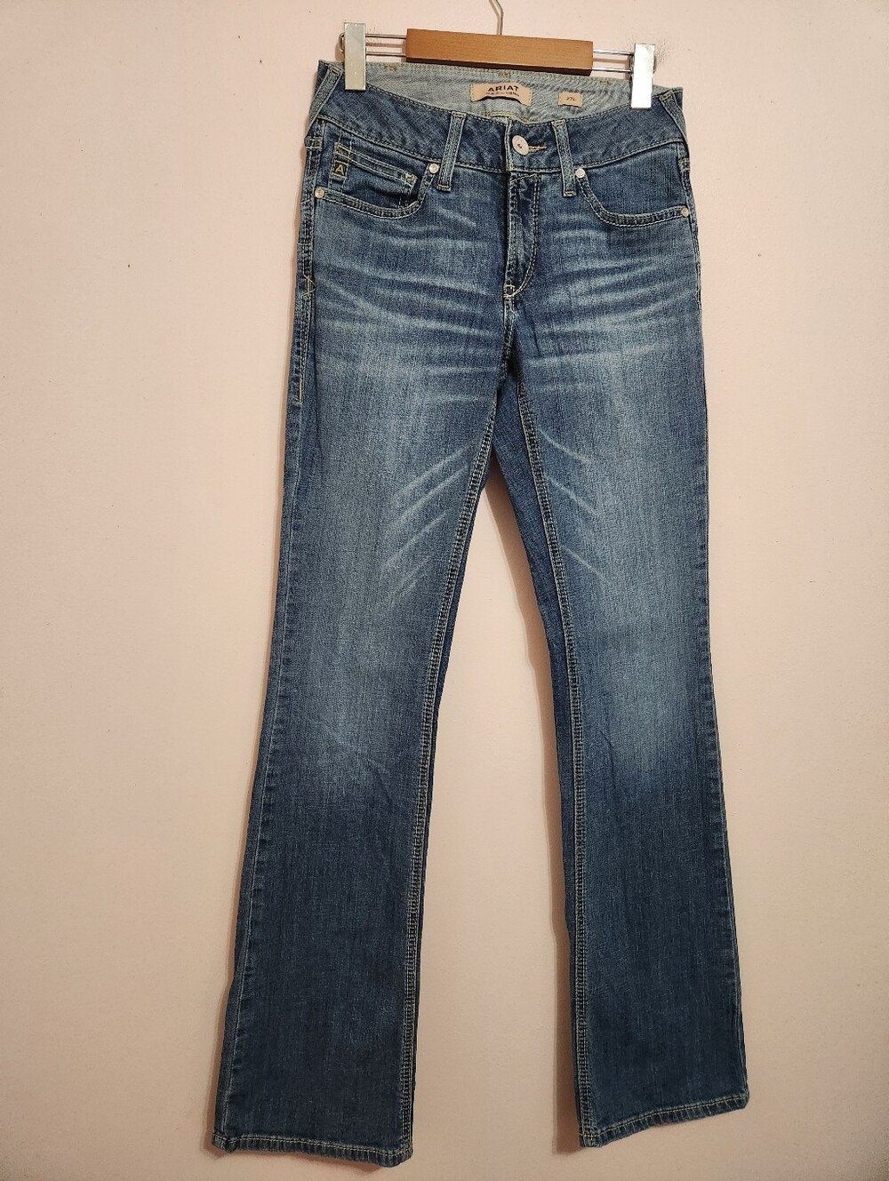Ariat Perfect Rise Byrdie Bootcut Jeans Toronto Wash Western Rodeo Cowgirl 27L